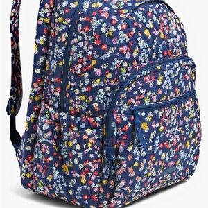 Vera Bradley Essential Large Backpack Scattered Wildflowers print new (NWOT)